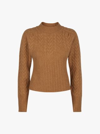 LVIR + Merino Wool Cable Knit Sweater