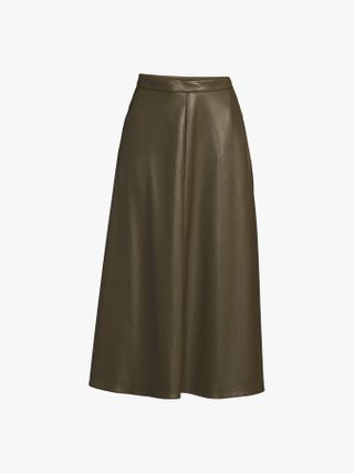 Weekend Max Mara + Narvel Faux Leather Skirt