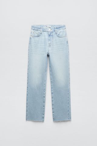 Zara + Z1975 High-rise straight jeans