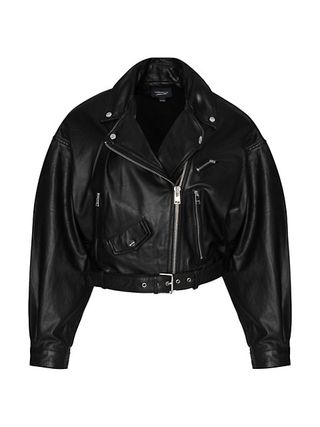 Lamarque + Dylan Leather Biker Jacket