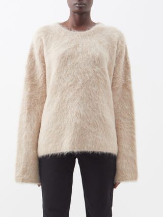 Toteme + Round-Neck Alpaca-Blend Sweater