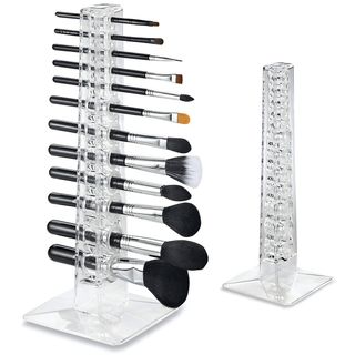 By Alegory + Acrylic Makeup Beauty Brush Organizer & Drying Stand