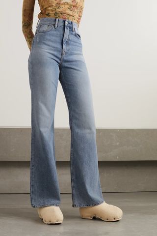 Acne Studios + Mid-Rise Bootcut Jeans