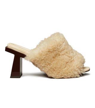 Tory Burch + Genuine Shearling Sandal