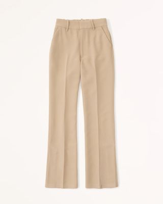 Abercrombie + Tailored Split-Hem Flare Pants