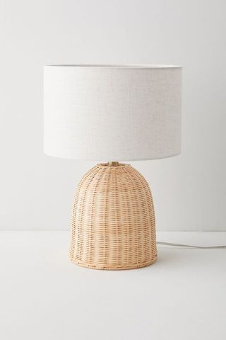Urban Outfitters + Stella Rattan Table Lamp