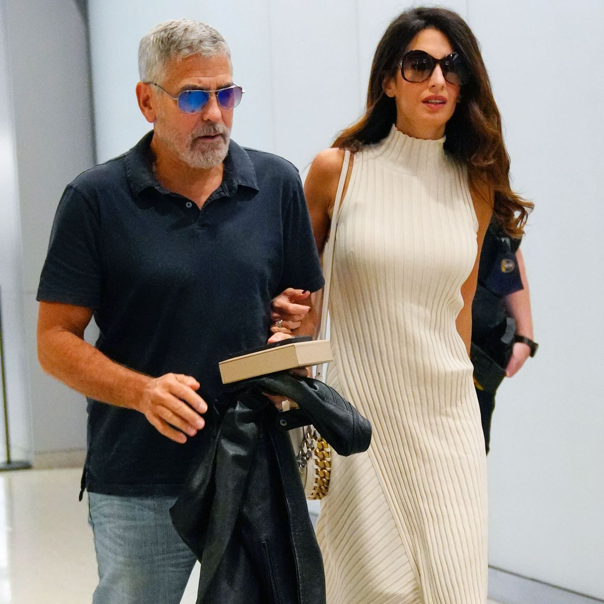 Amal Clooney Wore Controversial Boots to the Airport That’d Make TSA Squirm