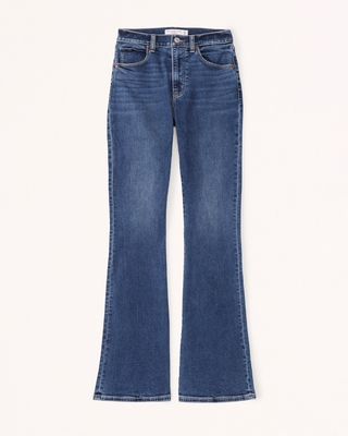 Abercrombie & Fitch + Curve Love Ultra High Rise Flare Jean
