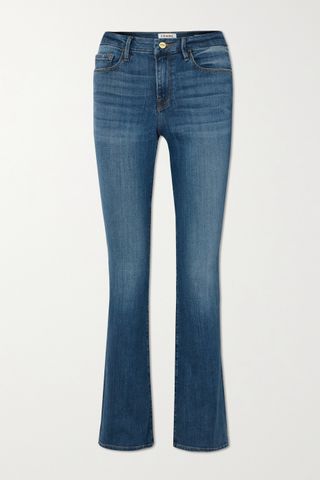Frame + Le Mini Boot Mid-Rise Jeans