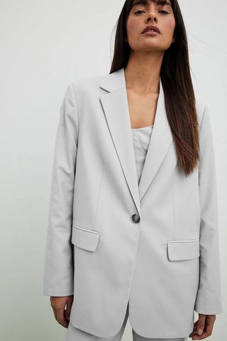 NA-KD + Oversized-Fit Tailored Blazer