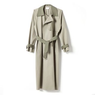 Who What Wear Collection + Clare Trench Coat With Contrast Collar