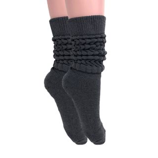 American Made Store + Scrunch Knee High Extra Long and Heavy Socks