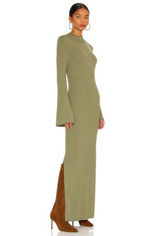 Line & Dot + Jessica Ribbed Sweater Dress