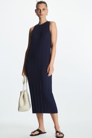 COS + Slim Fit Knitted Dress