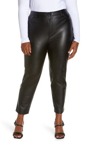 Halogen + Five Pocket Faux Leather Pants