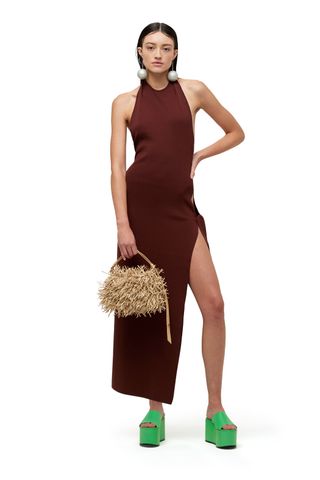 Simon Miller + Knits by Junjo Dress in Chocolate