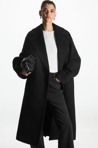 COS + Oversized Double Breasted Wool Coat