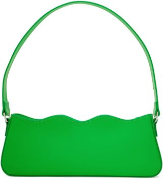 Mach & Mach + Green Wave Baguette Bag
