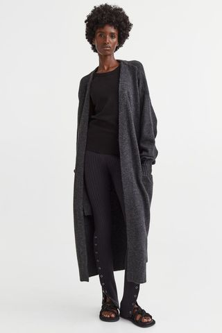 H&M + Long Fine-Knit Cardigan