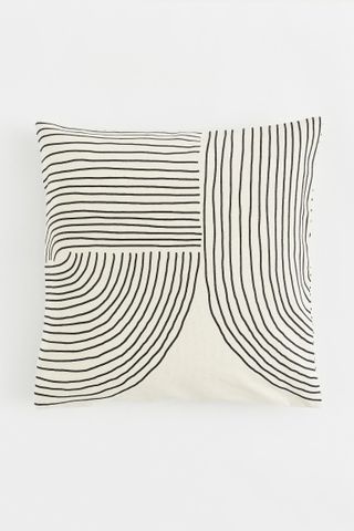 H&M + Cotton Canvas Cushion Cover