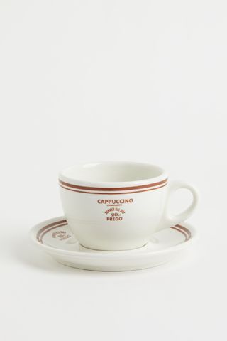 H&M + Cappuccino Cup and Saucer