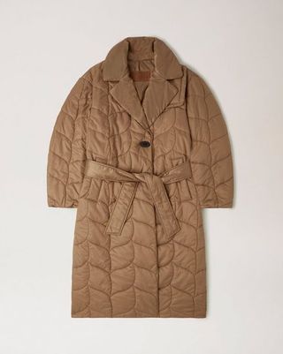 Mulberry + Softie Quilted Double Breasted Coat