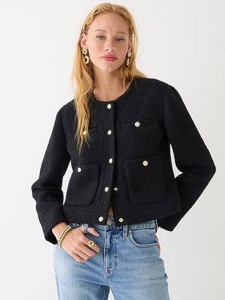 J.Crew Collection + Cropped Lady Jacket
