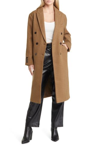 Topshop + Smart Double Breasted Coat