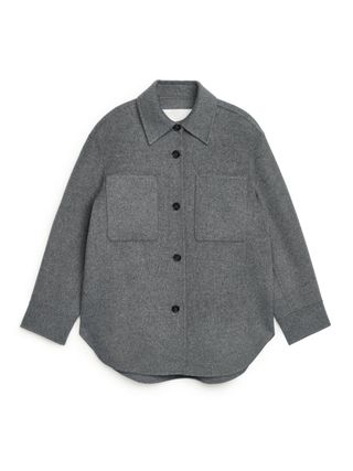 ARKET + Relaxed Wool Overshirt