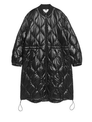 ARKET + Shiny Quilted Parka