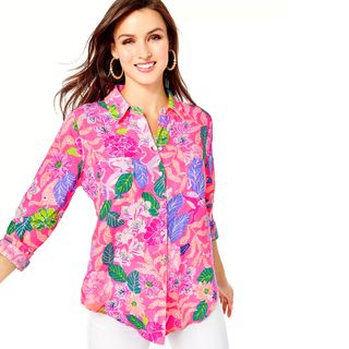 Lilly Pulitzer + Sea View Button Down Top