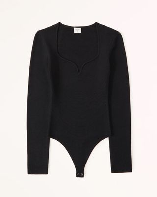 Abercrombie & Fitch + Sweetheart Sweater Bodysuit