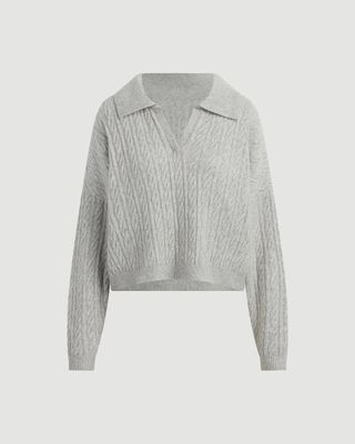 Modern Citizen + Aspen Collared Cable Knit Sweater