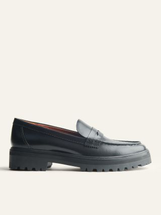 Reformation + Agathea Chunky Loafers in Black