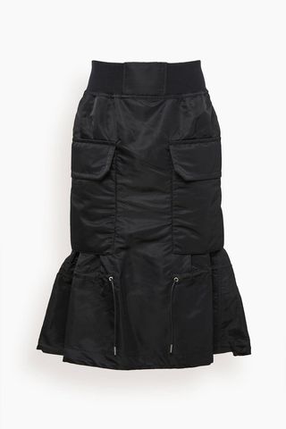 Sacai + Nylon Twill Skirt