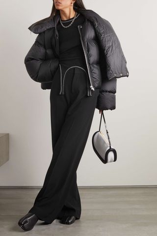 Rick Owens + Quilted Shell Down Jacket