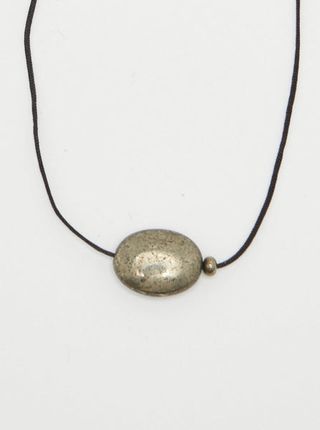 Bagatiba + Oval Pyrite Necklace