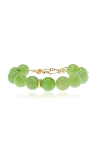 Anni Lu + Green Bowl Quartz Pearl Bracelet