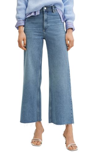 Mango + High Waist Culotte Jeans