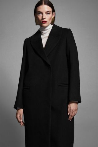 COS + The Double-Breasted Cashmere Coat