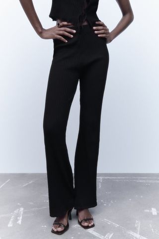 Zara + Ribbed Trousers