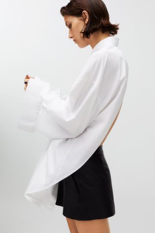 Kaia X Zara + Poplin Shirt