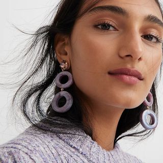 J.Crew + Made-in-Italy Round Drop Earrings