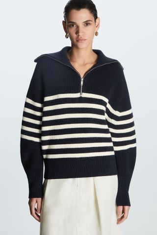 Cos + Zip Half Sweater