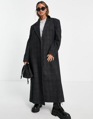 Topshop + Wrap Belted Maxi Coat