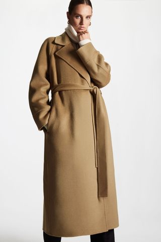 COS + Double-Faced Wool Belted Coat