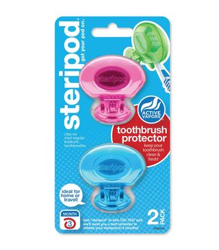 Steripod + Steripod Clip-On Toothbrush Protector 2 Count
