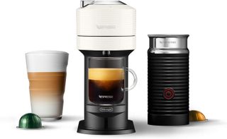 Nespresso + Vertuo Next Coffee and Espresso Machine by with Milk Frother