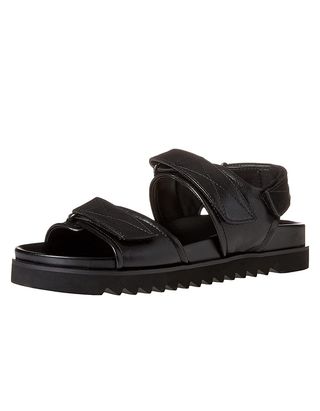 The Drop + Maize Padded Two Strap Velcro Platform Sandal