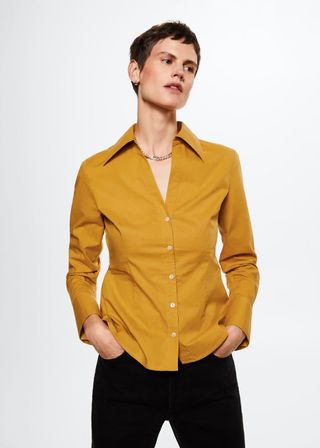Mango + Essential Cotton-Blend Shirt - Women | Mango United Kingdom